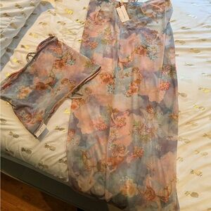 Resa Two-Piece Maxi Skirt Set in Versailles * new with tags*